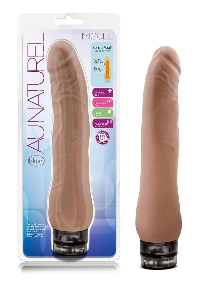 Au Naturel Miguel Vibrating Dildo