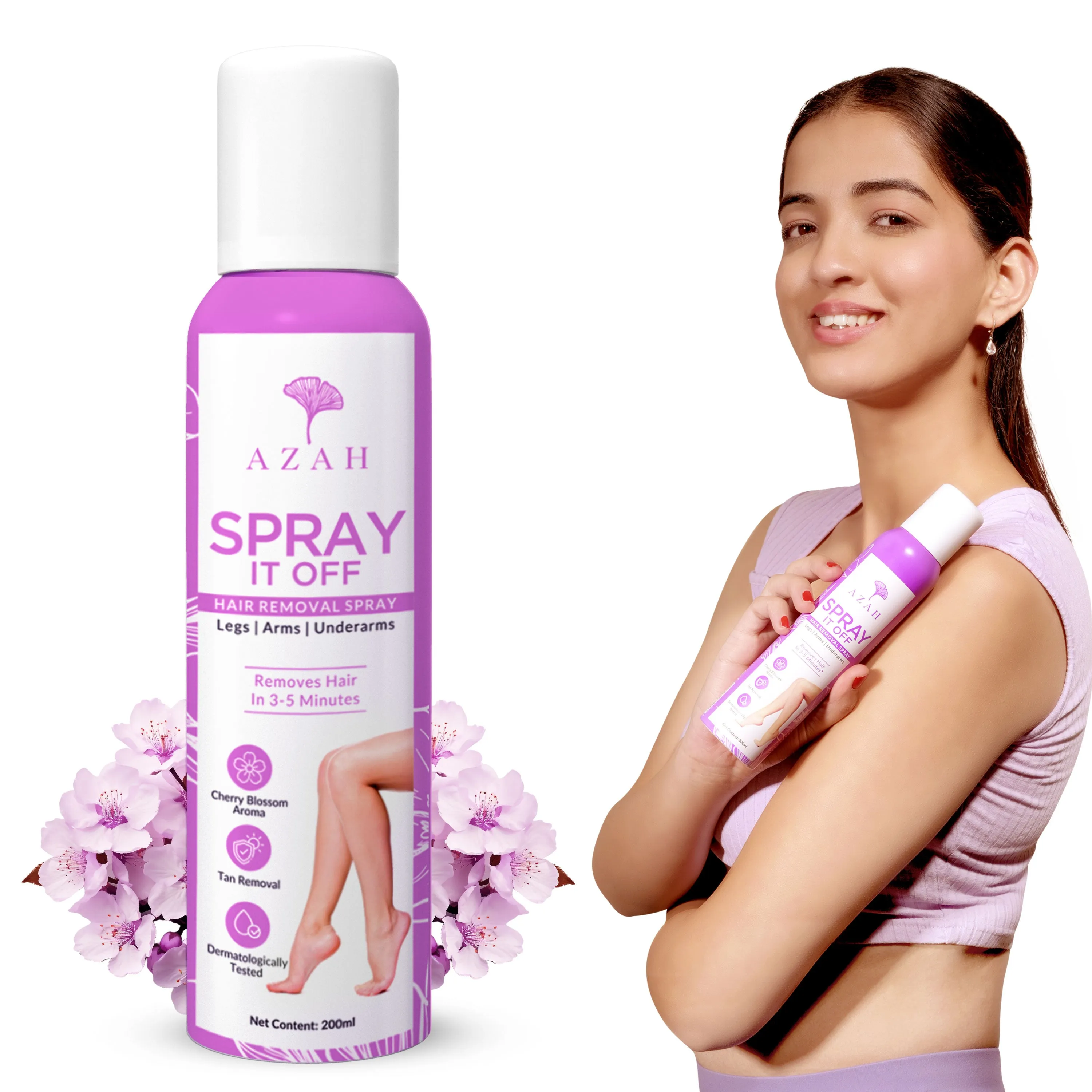 Body Hair Removal Spray For Women | Instant & Painless