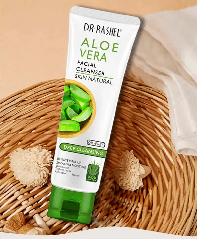 Dr.Rashel Aloe Vera Facial Cleanser Skin Natural Oil-Free Deep Cleansing - 100g