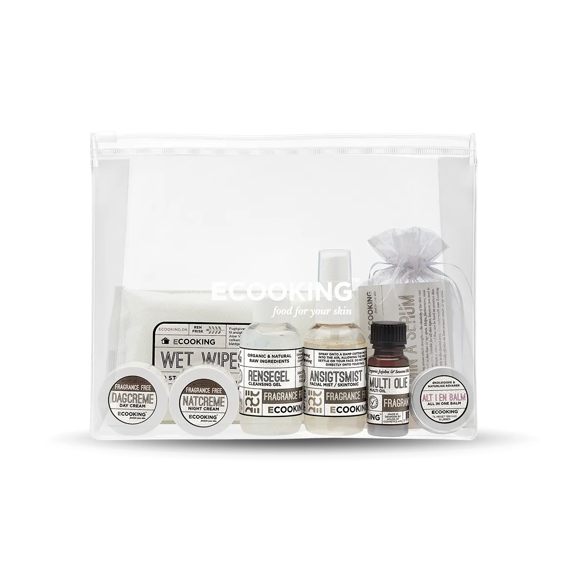 Ecooking Starter Kit Fragrance Free with Cleansing Gel