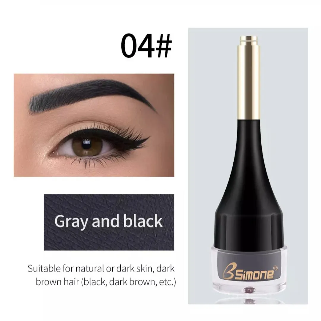 Eyebrow Cream Enhancers Long-lasting Waterproof Air-cushion Dye Eye Brows Gel Brown Tinted Liquid Eyebrows Tint Makeup