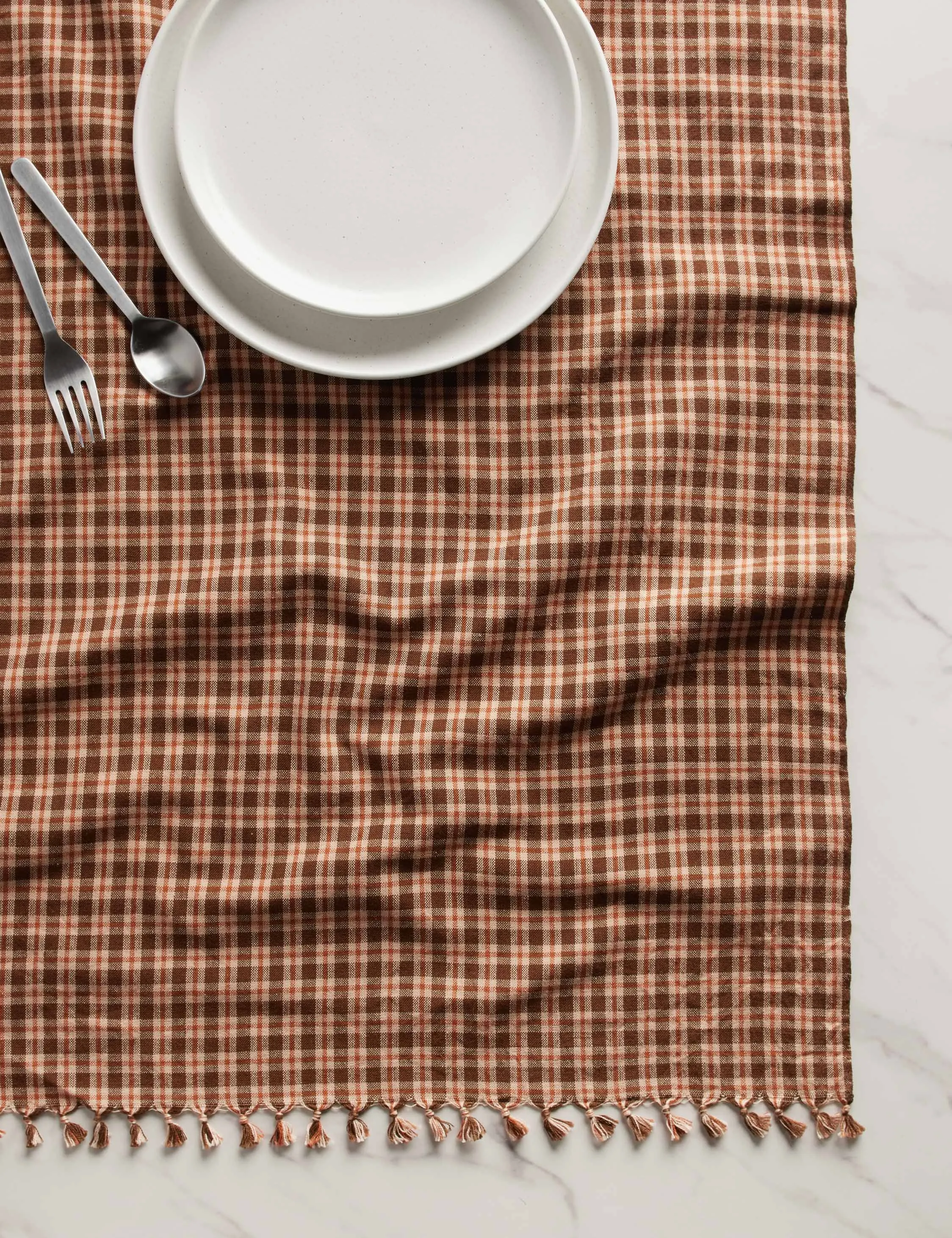 Hudson Plaid Tablecloth by Heather Taylor Home