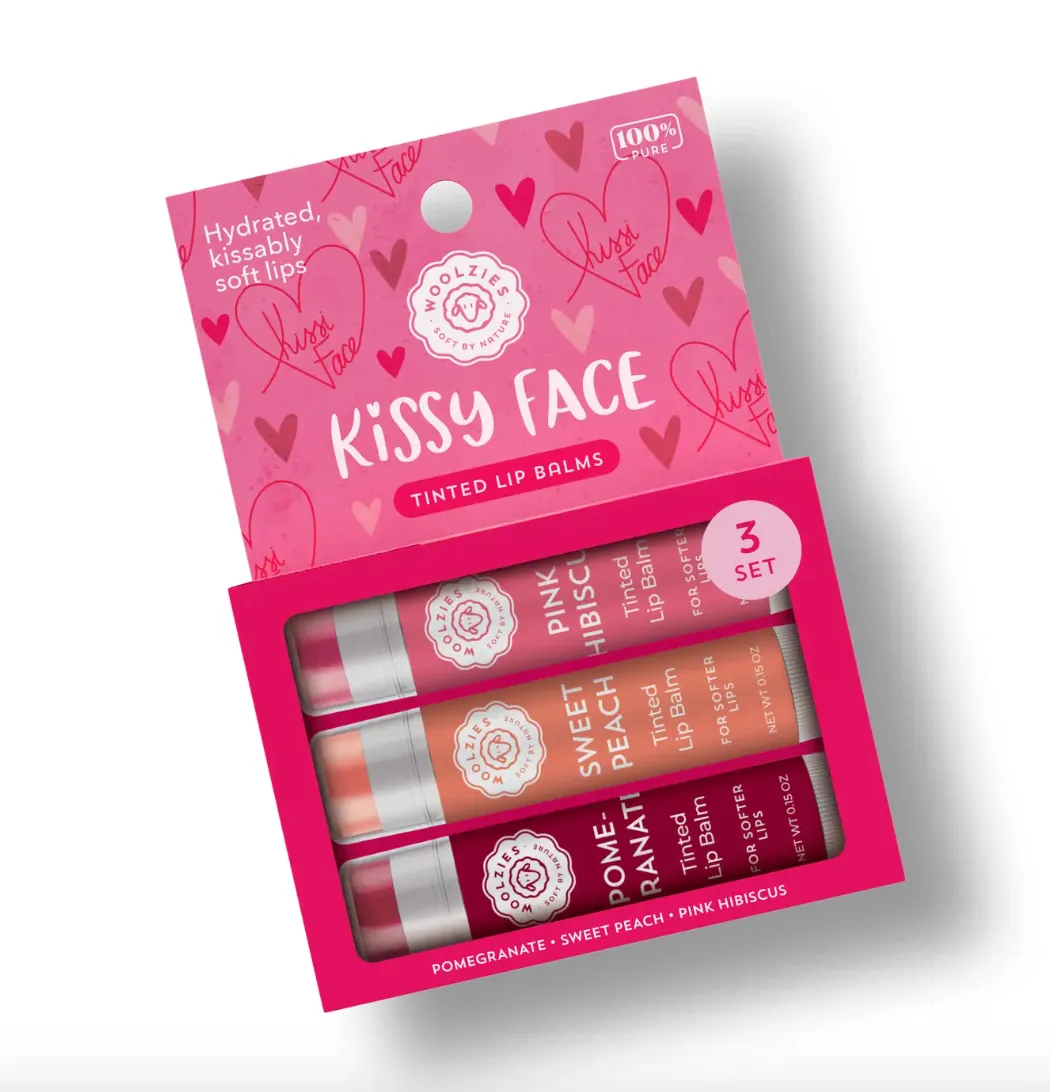 Kissy Face Lip Balm Set of 3