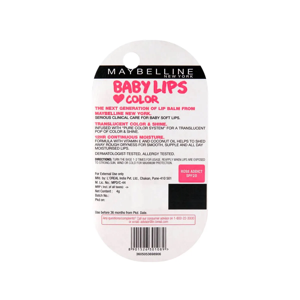 Maybelline Baby Lips Love Color Lip Balm