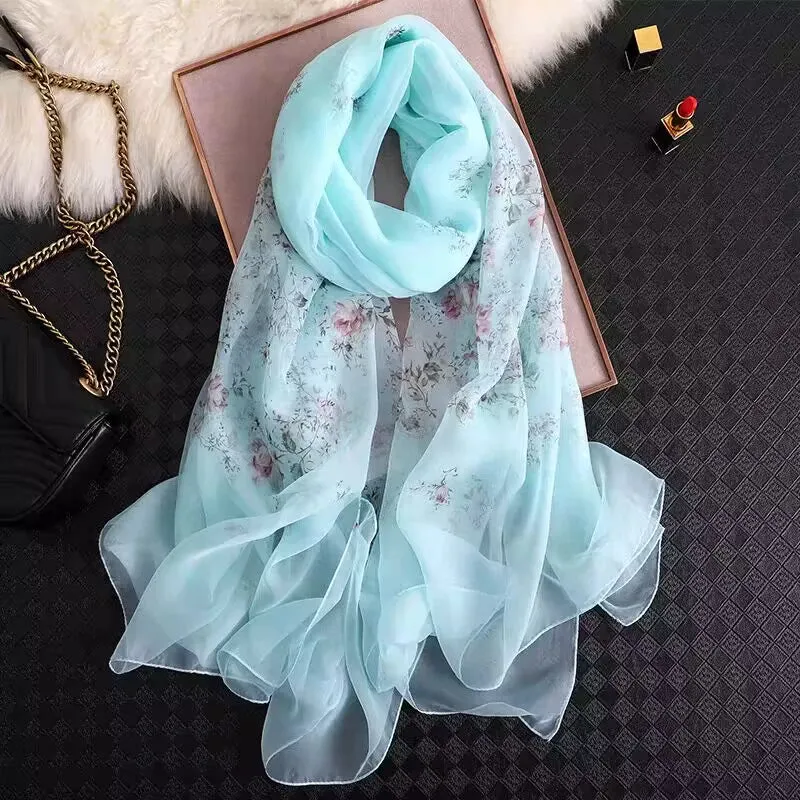 Oversized Silk Scarf for Women