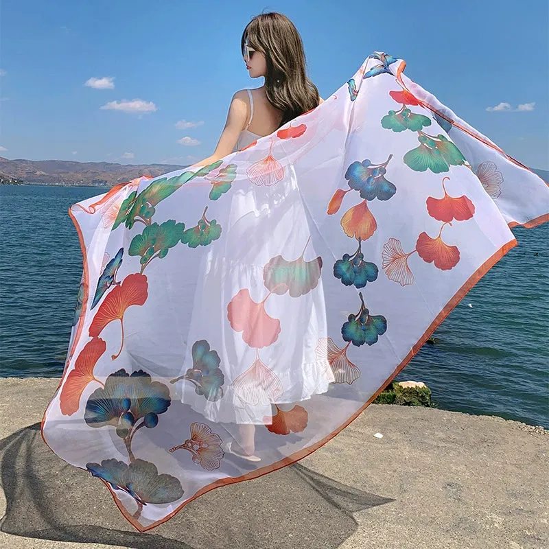 Oversized Silk Scarf for Women