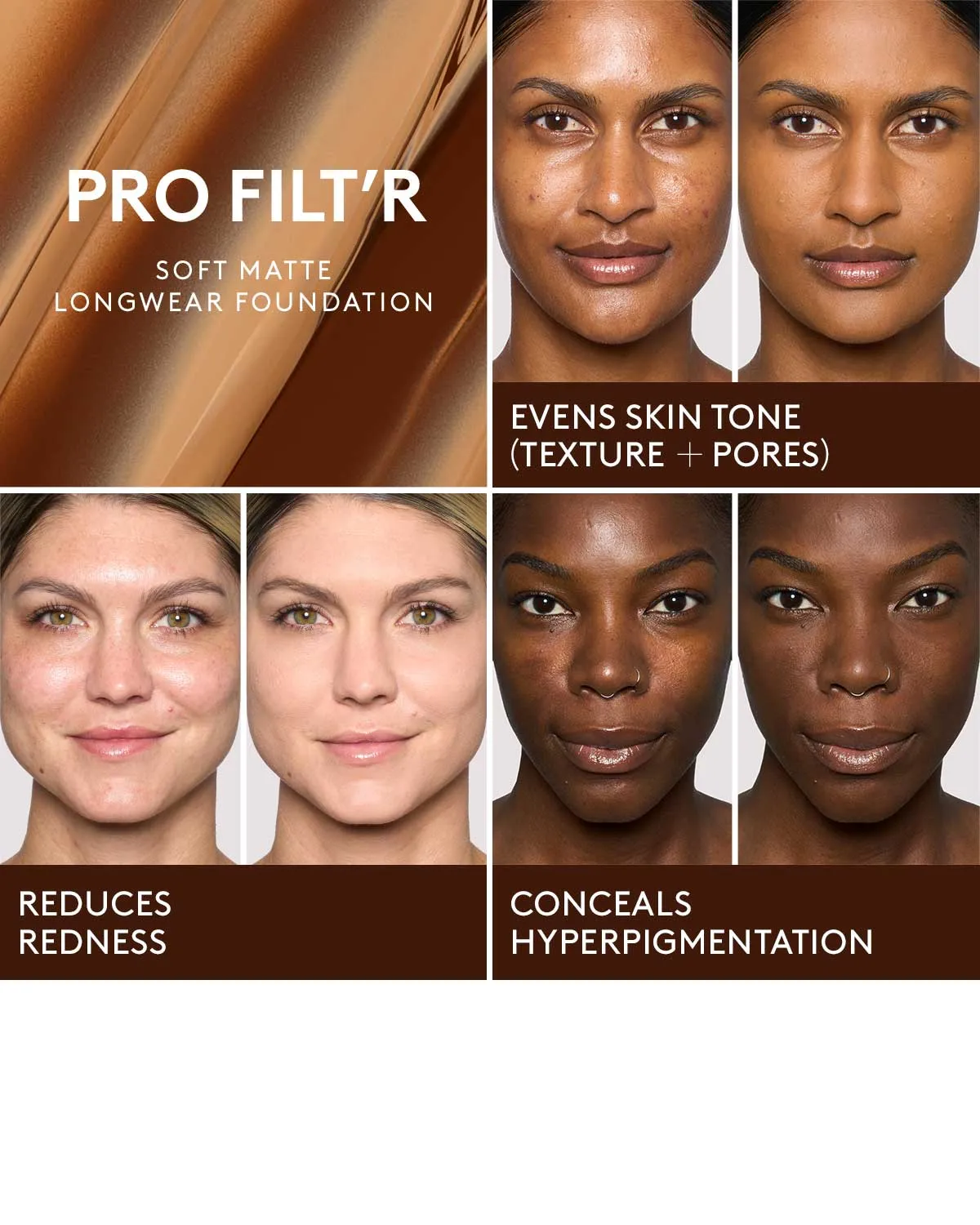 Pro Filt'r Soft Matte Longwear Foundation — #125