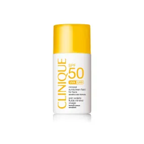 SPF50 Mineral Sunscreen Fluid for Face - Sensitive Skin Formula