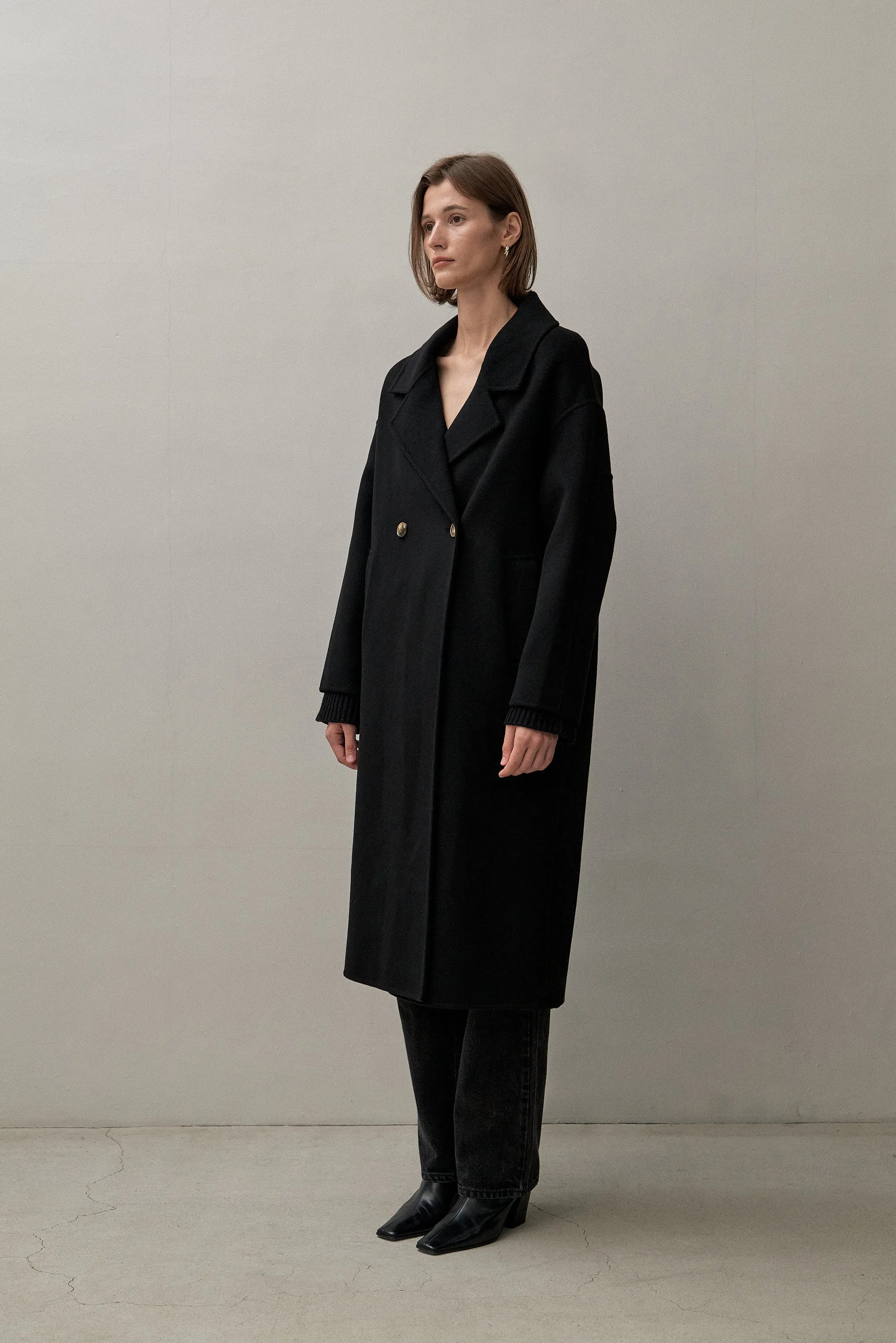 THE LONDON COAT - BLACK 90/10