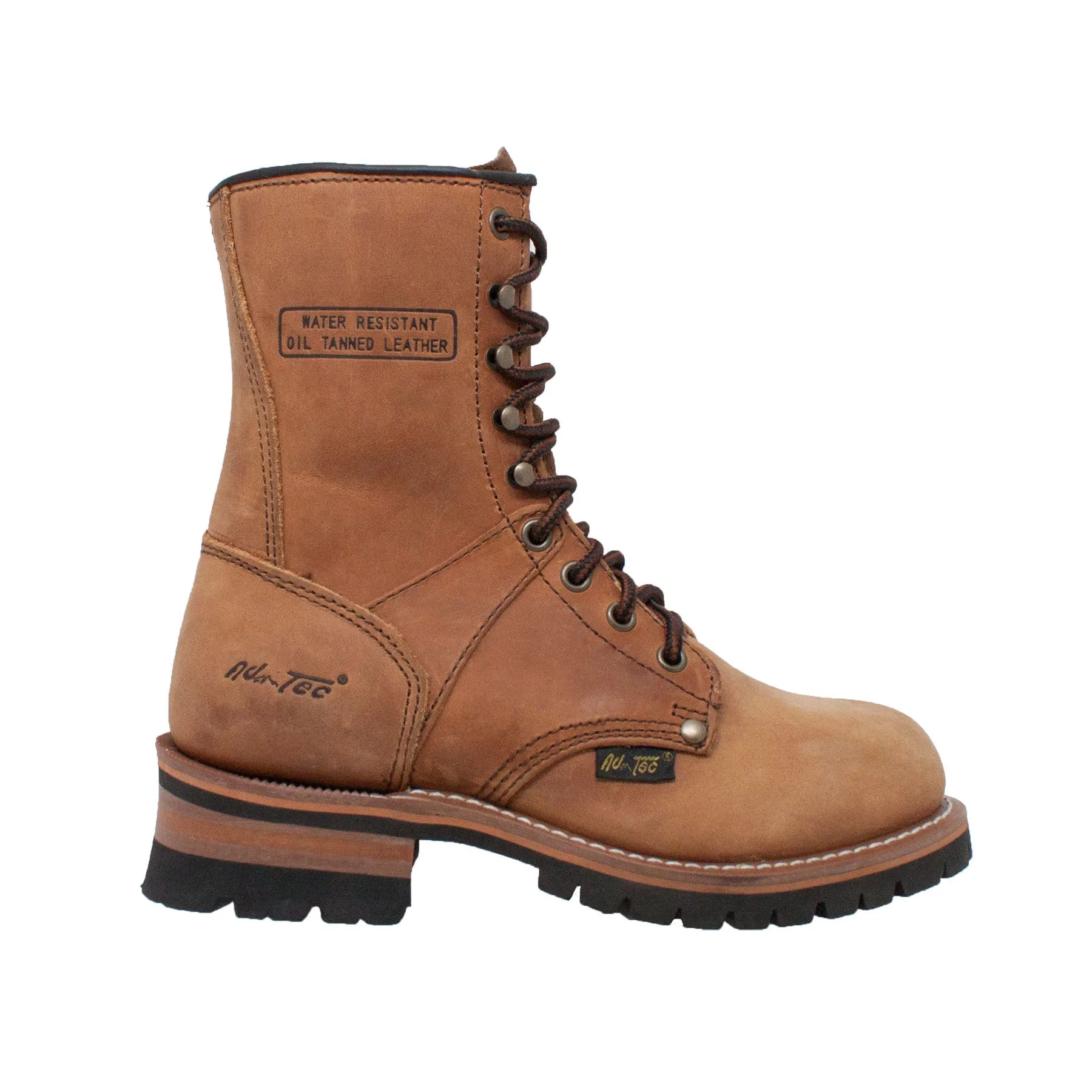 Women's Brown 9" Logger - 2427