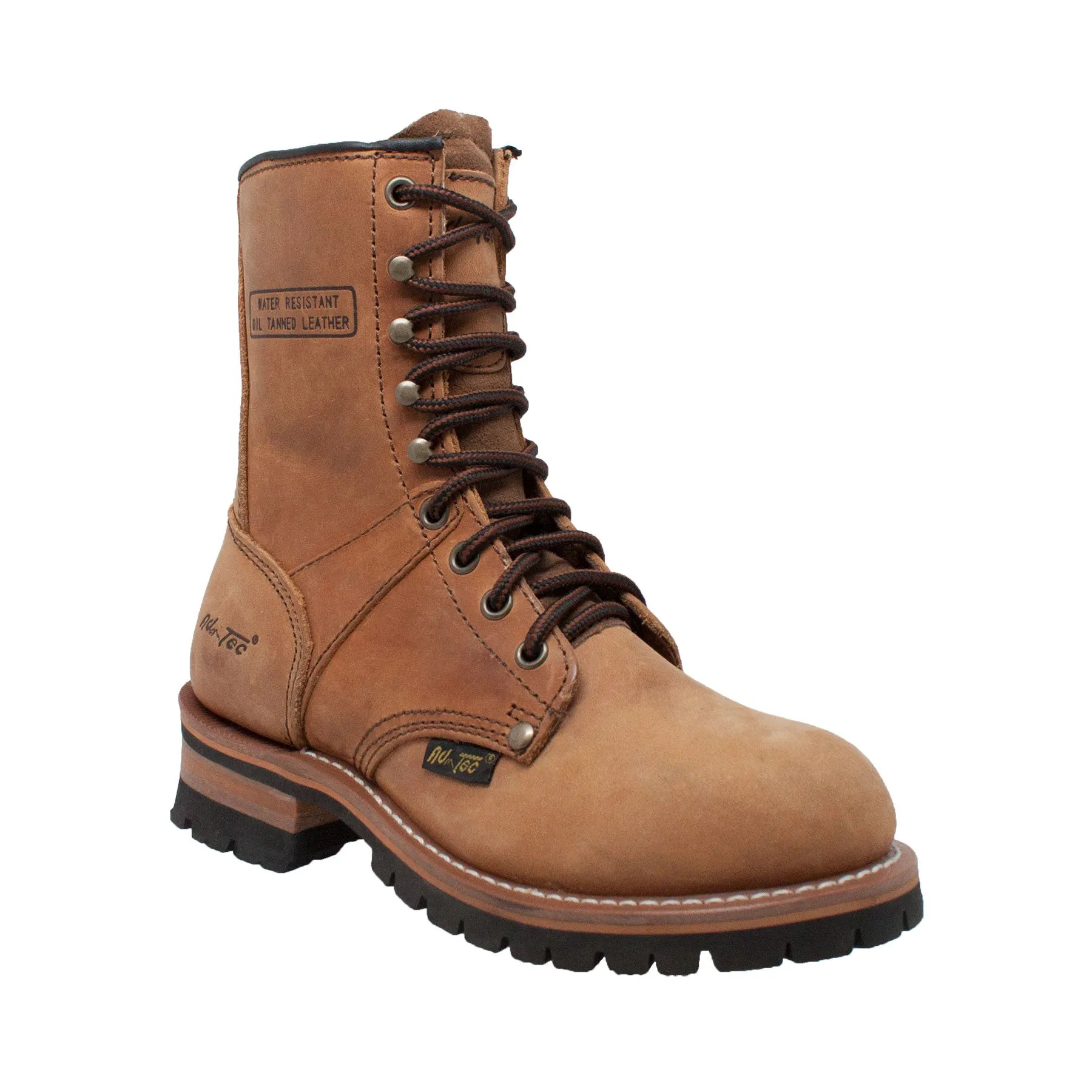 Women's Brown 9" Logger - 2427