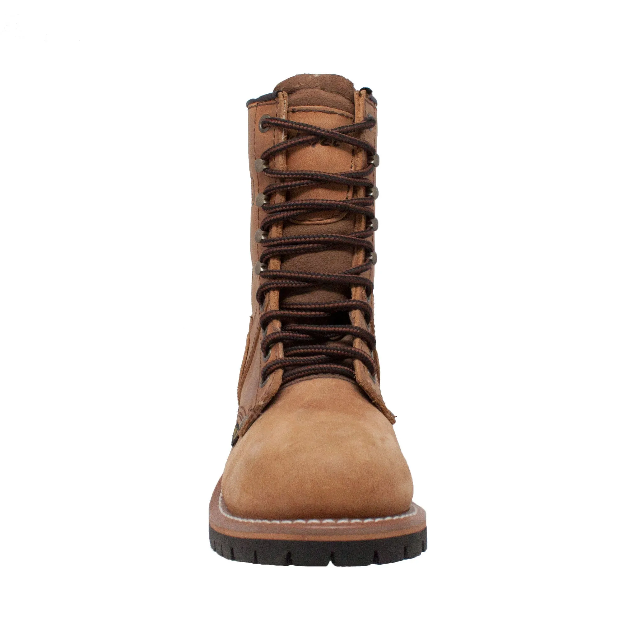 Women's Brown 9" Logger - 2427